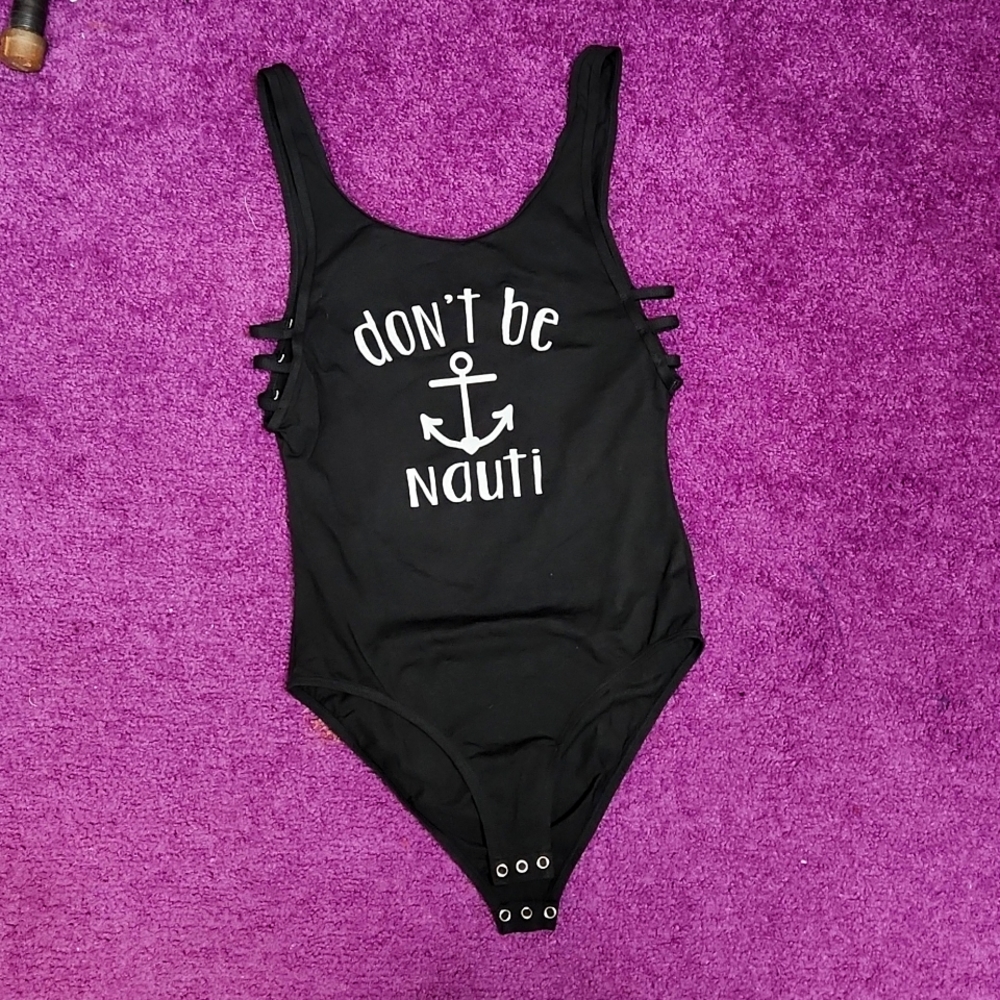'Don't be nauti' Bodysuit